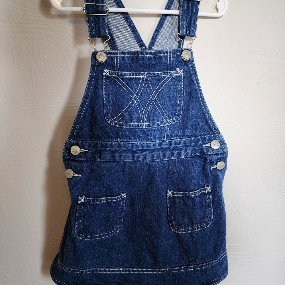 French Toast Blue Denim Kids Casual Dress
